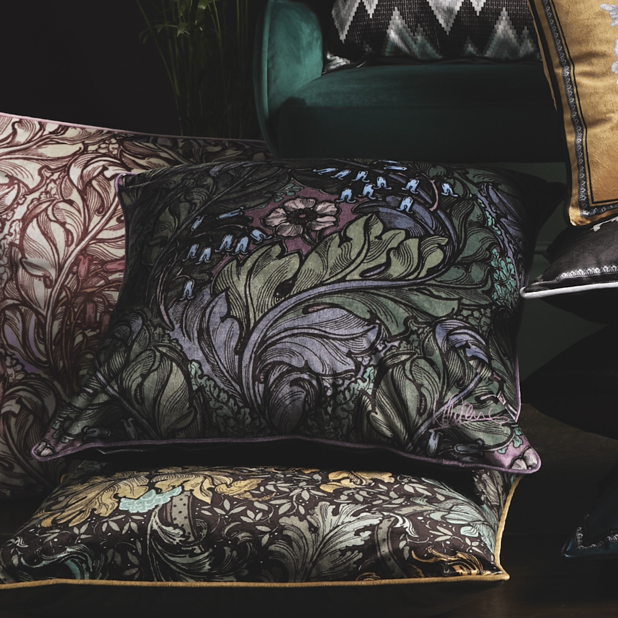 Coussin Rambleicious multicolore 55 x 55 cm