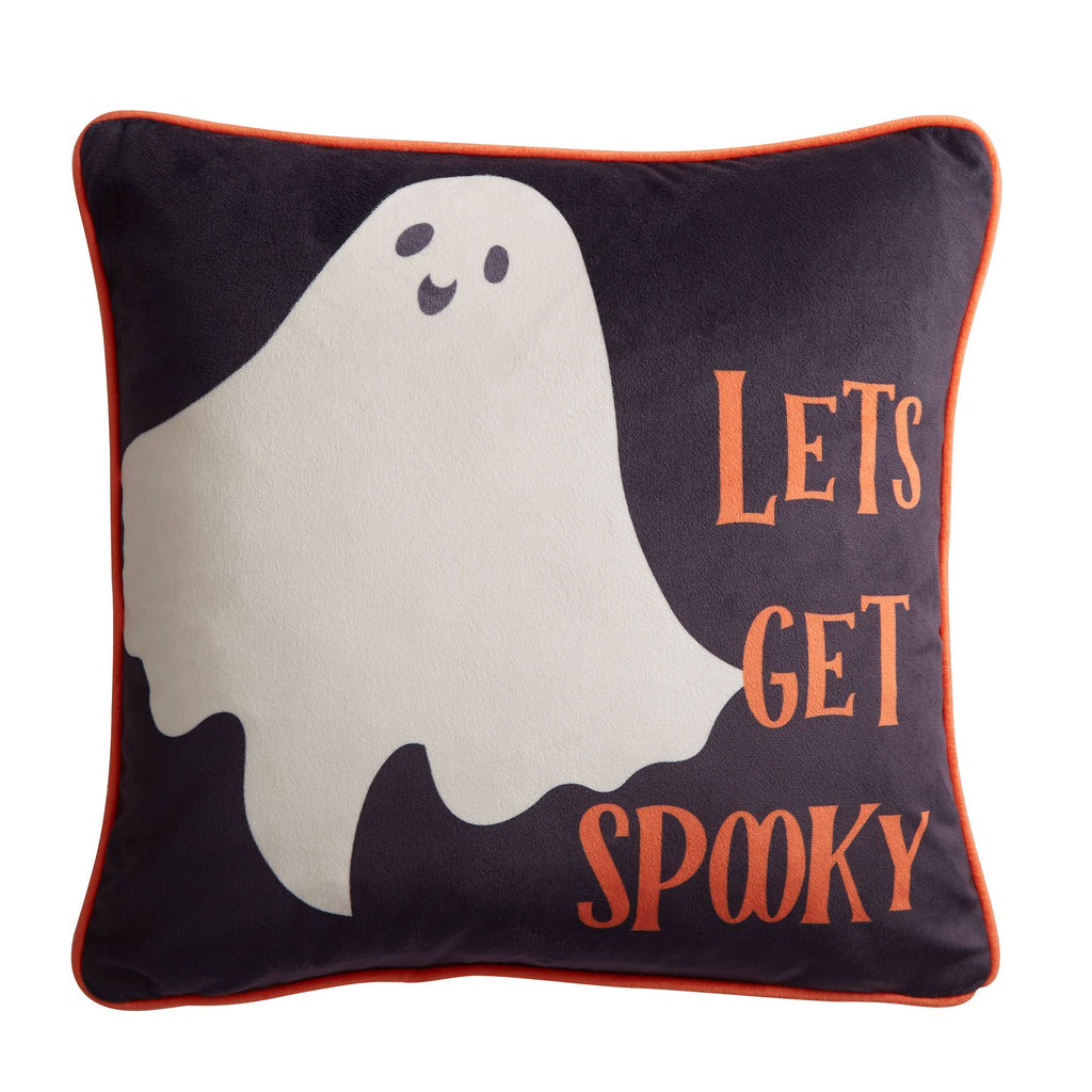 Coussin d'Halloween Fantômes Effrayants Gris 43 x 43 cm