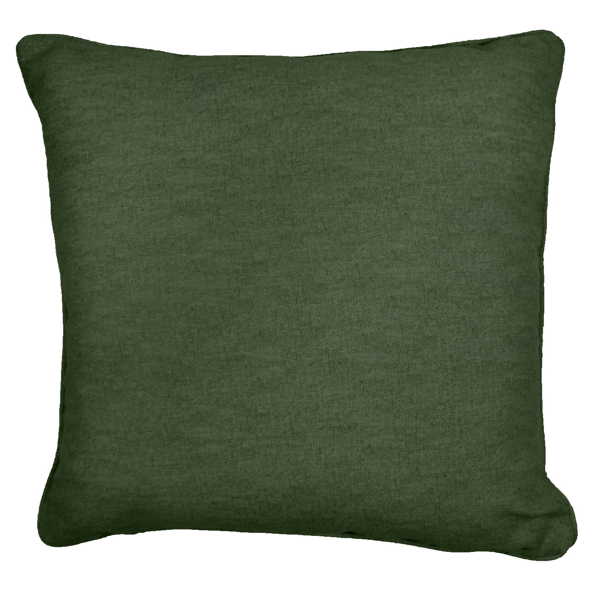 Coussin Sorbonne vert bouteille 43 x 43 cm