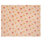 Plaid Soleil Corail/Camel 120 x 150 cm