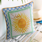 Coussin d'extérieur Soleil Sun multicolore 43 x 43 cm