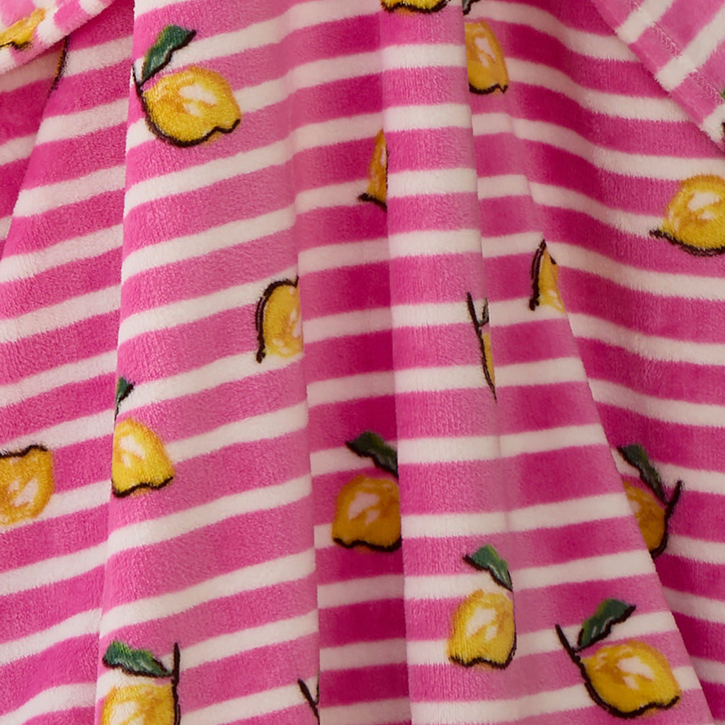 Plaid Fruits d'Été Rose 120 x 150 cm