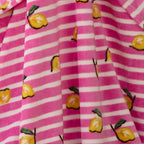 Plaid Fruits d'Été Rose 120 x 150 cm