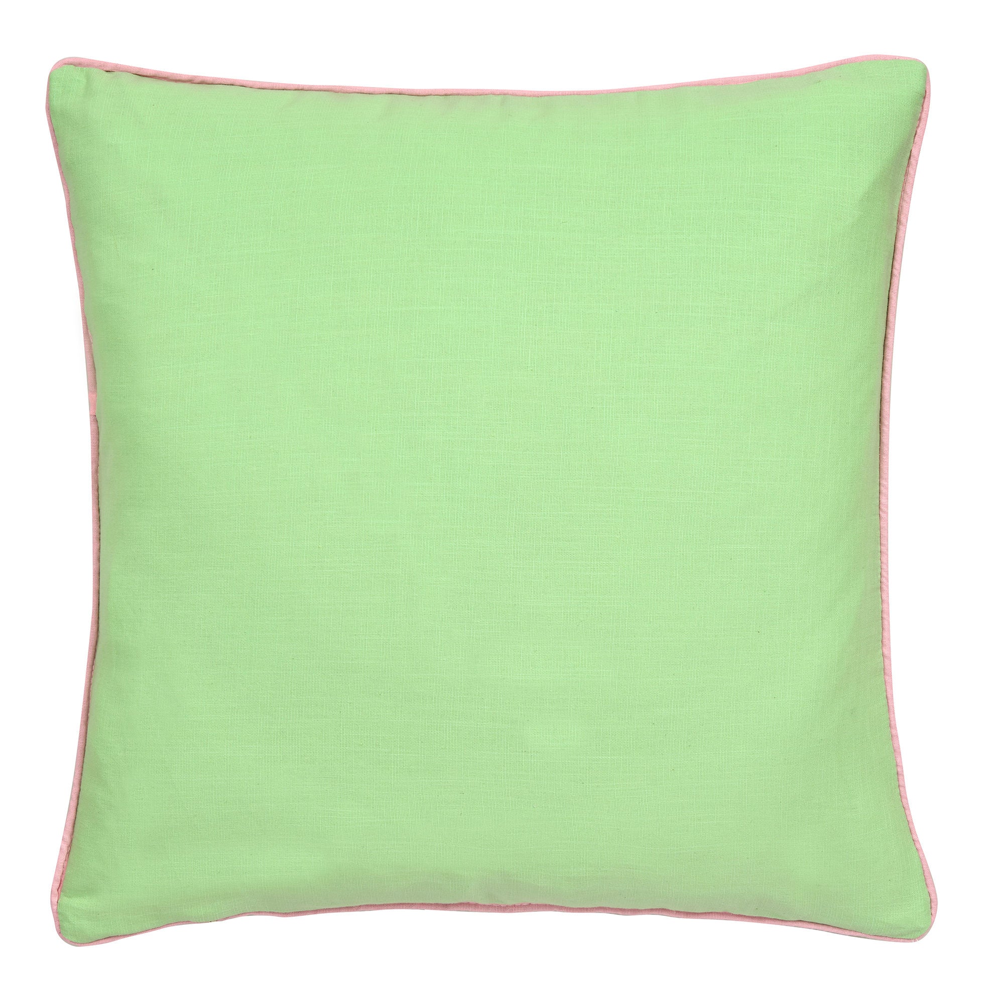Coussin à slogan « Ambiance estivale » multicolore 43 x 43 cm