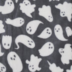 Plaid Halloween Fantômes Effrayants Gris 120 x 150 cm