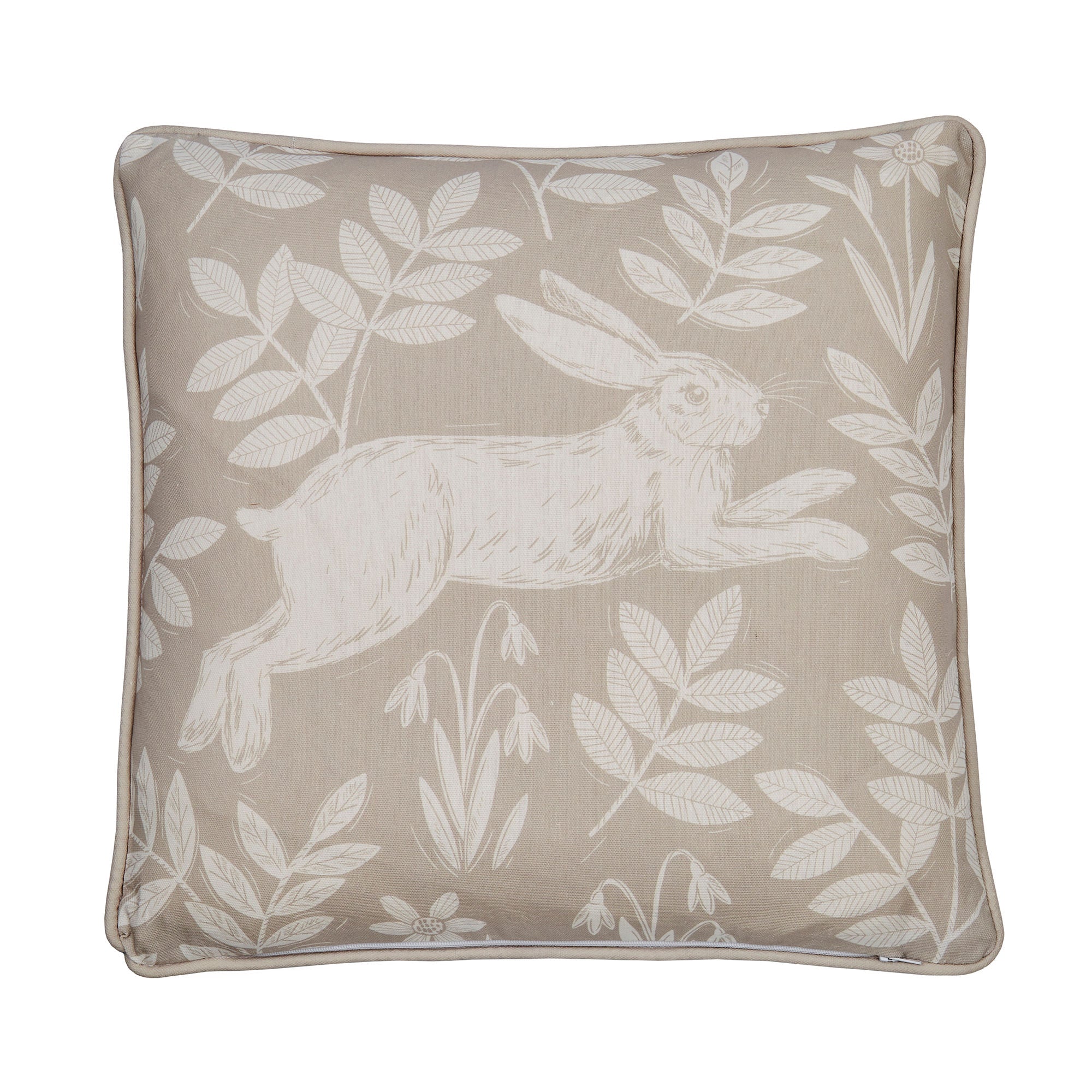Coussin d'extérieur Spring Rabbit couleur œuf de canard 43 x 43 cm
