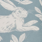 Coussin d'extérieur Spring Rabbit couleur œuf de canard 43 x 43 cm