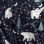 Parure de lit « Nuit étoilée de Noël » bleue