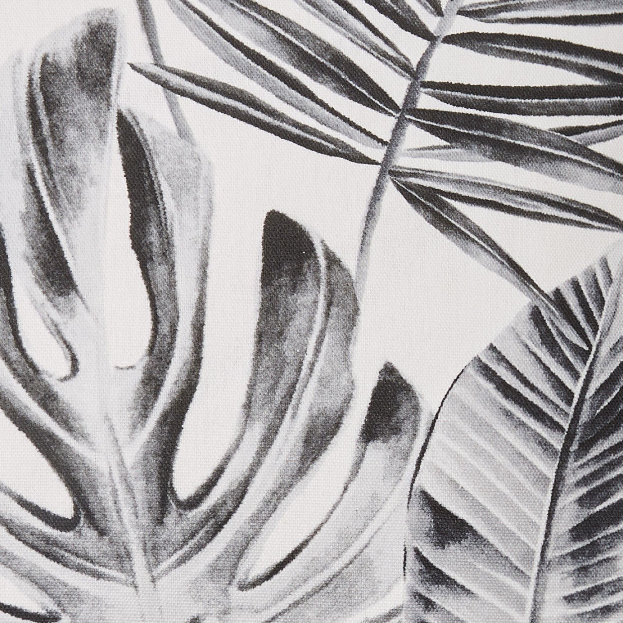 Coussin d'extérieur Tahiti argenté 43 x 43 cm