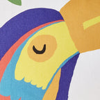 Coussin d'extérieur Tropical Flamingo rose 43 x 43 cm