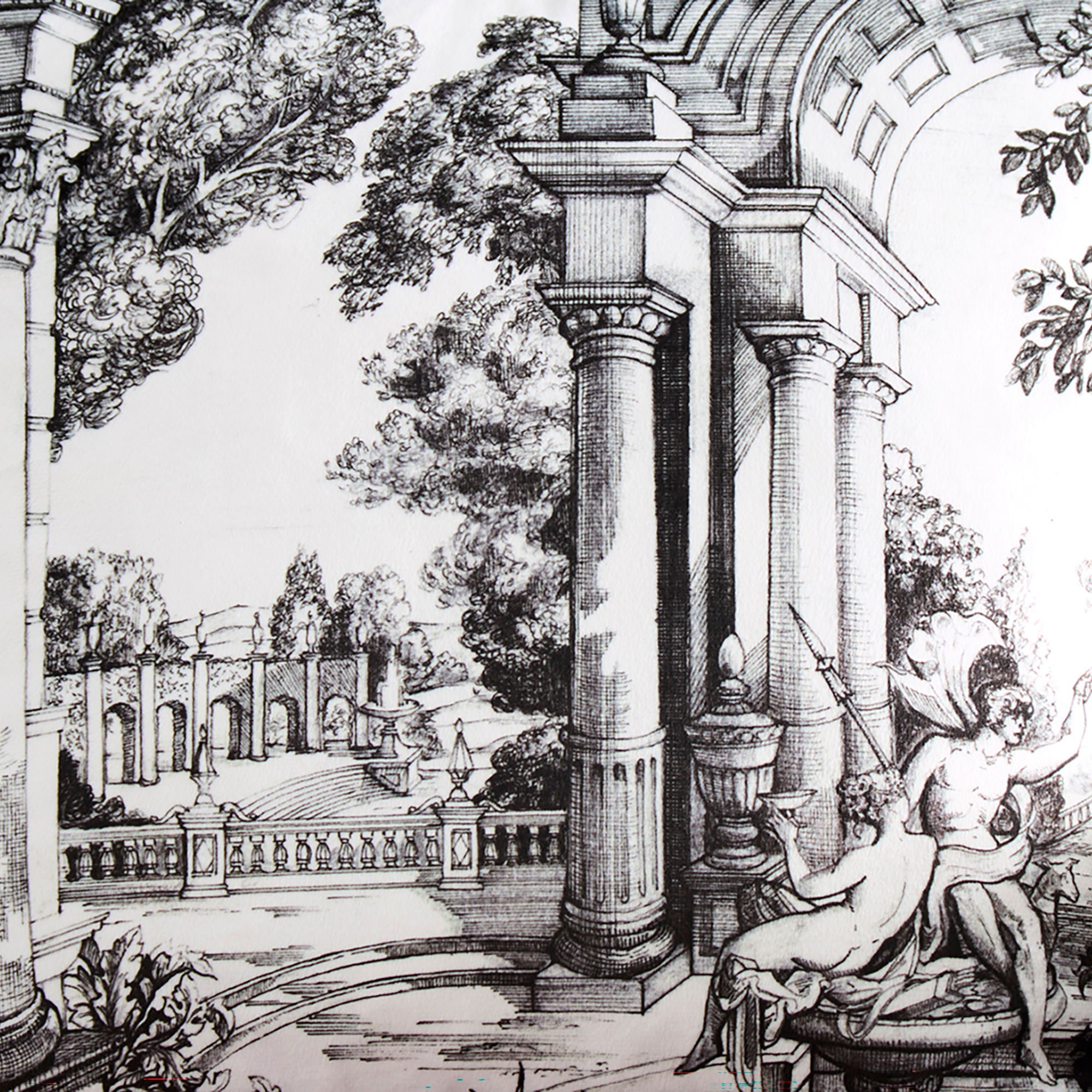 Coussin Vista monochrome 43 x 43 cm