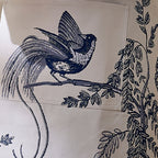 Tablier en coton Willow Toile bleu