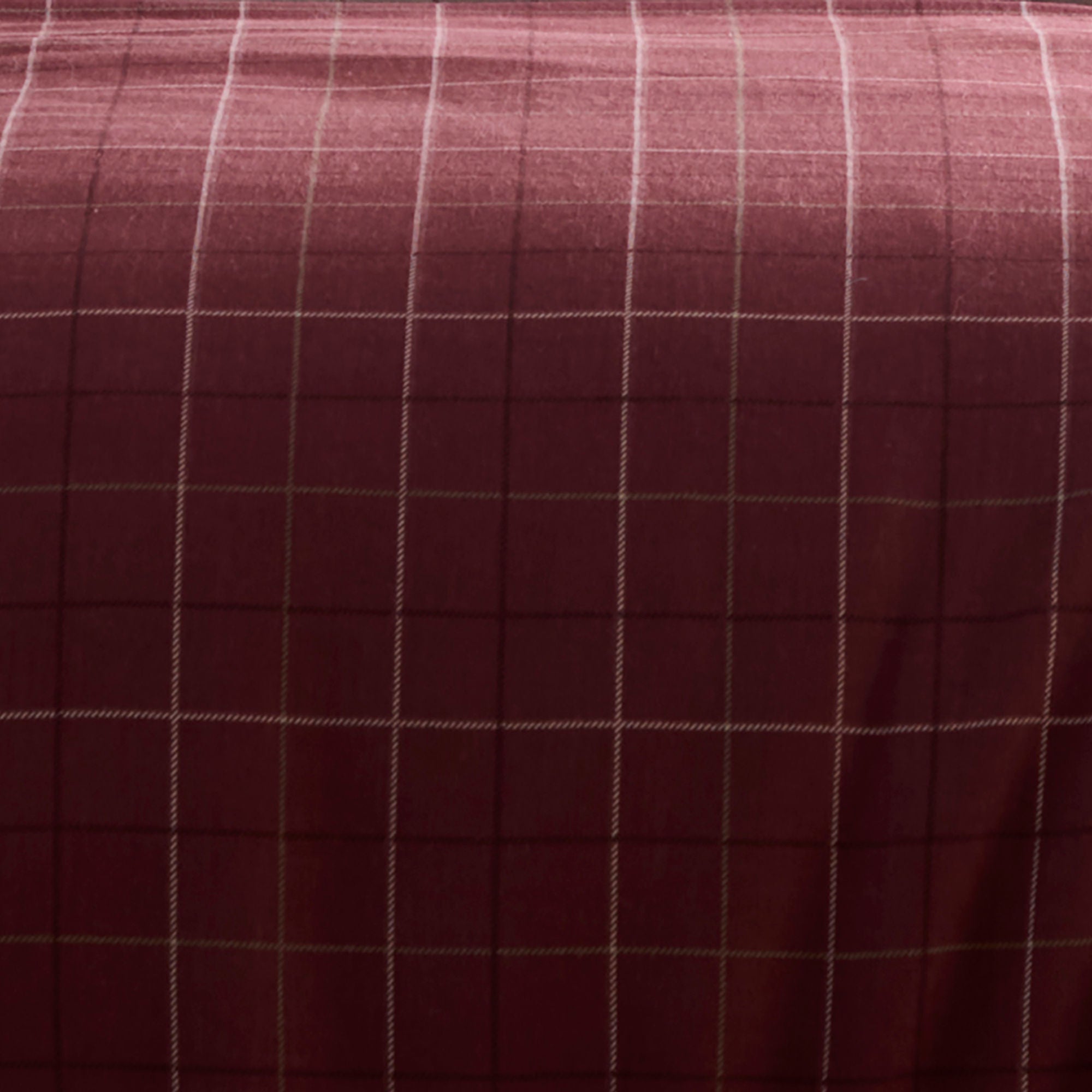 Parure de lit Wynn couleur bordeaux