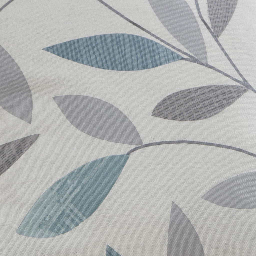 Coussin en bois de hêtre couleur œuf de canard 43 x 43 cm