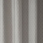 Rideaux à œillets Croma argentés