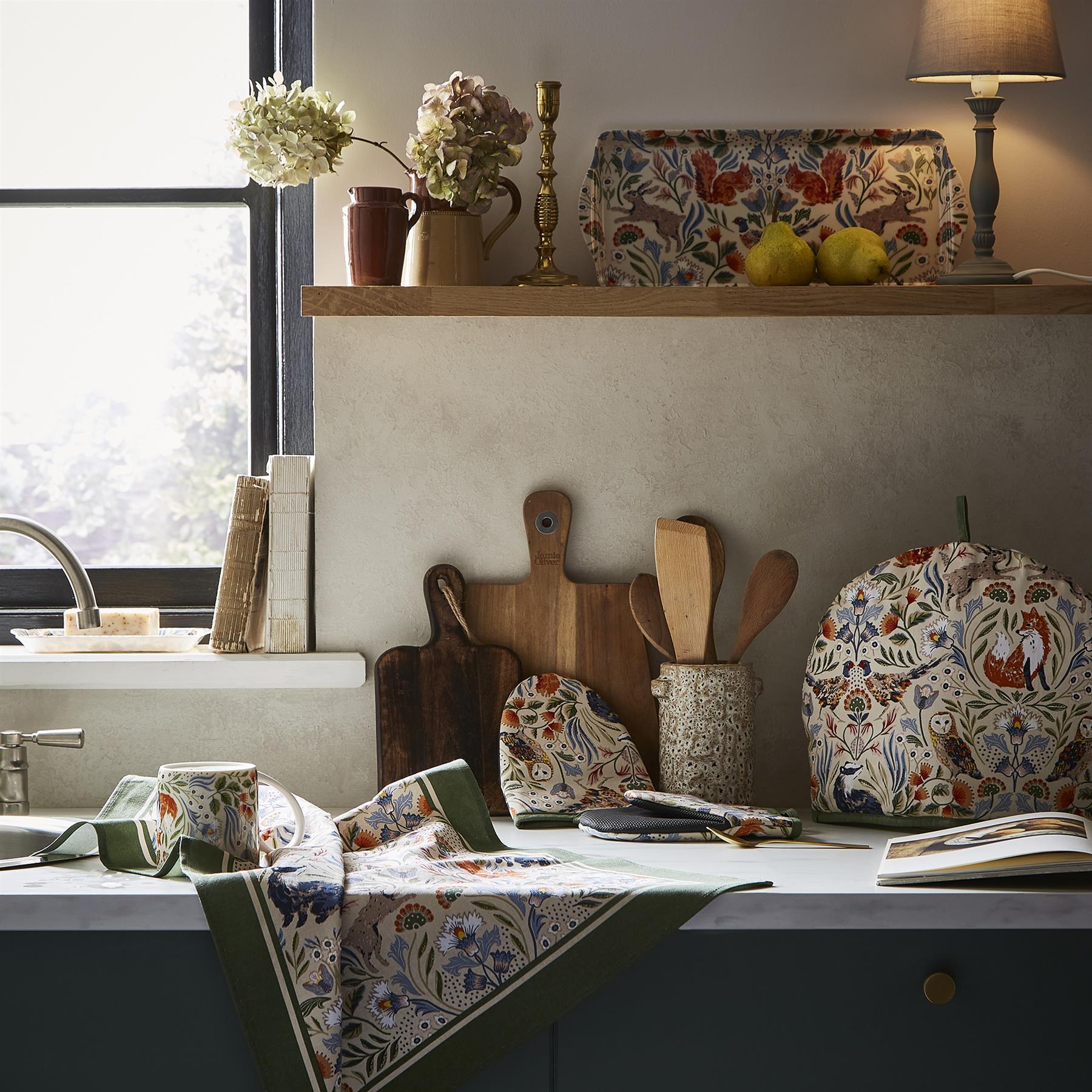 Torchon en coton Blackthorn beige