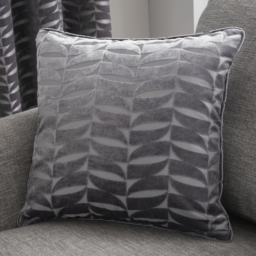 Coussin Kendal couleur anthracite 43 x 43 cm