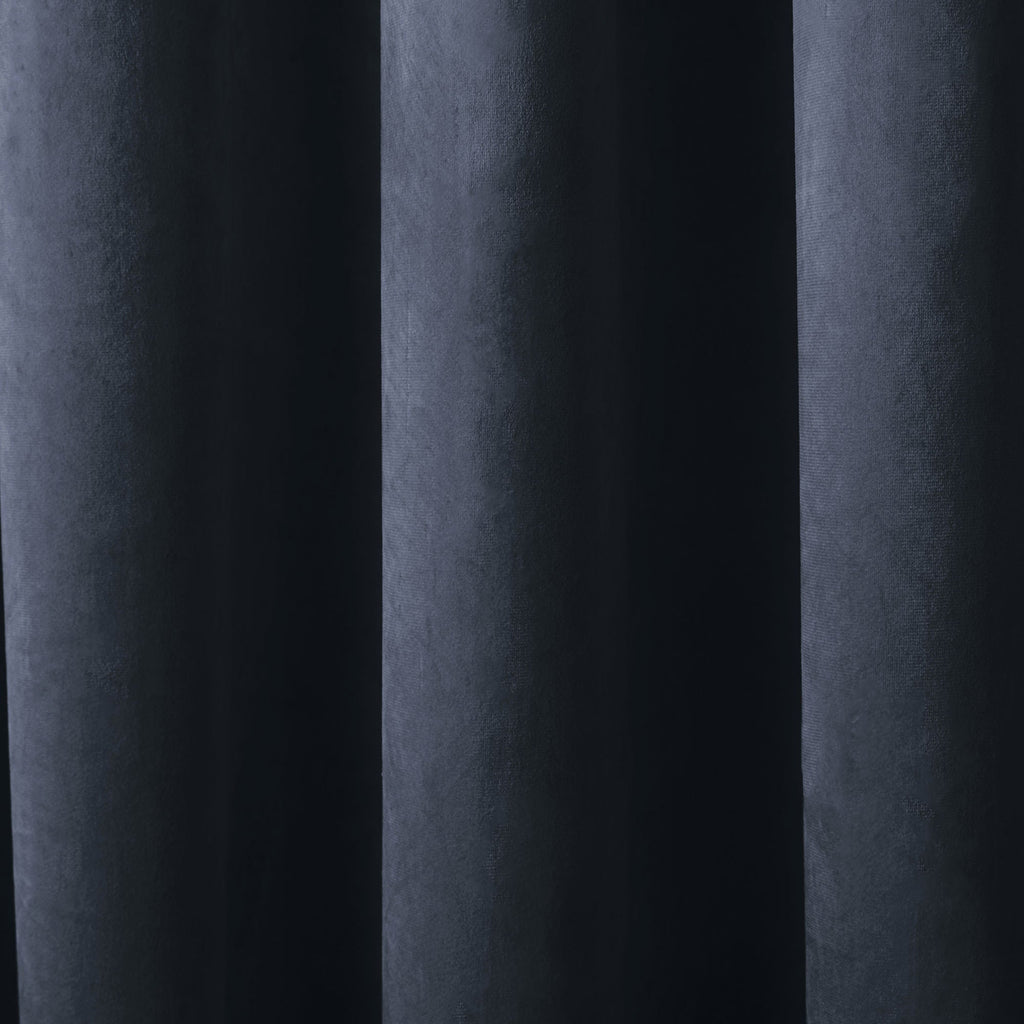 Rideaux à œillets Montrose bleu marine