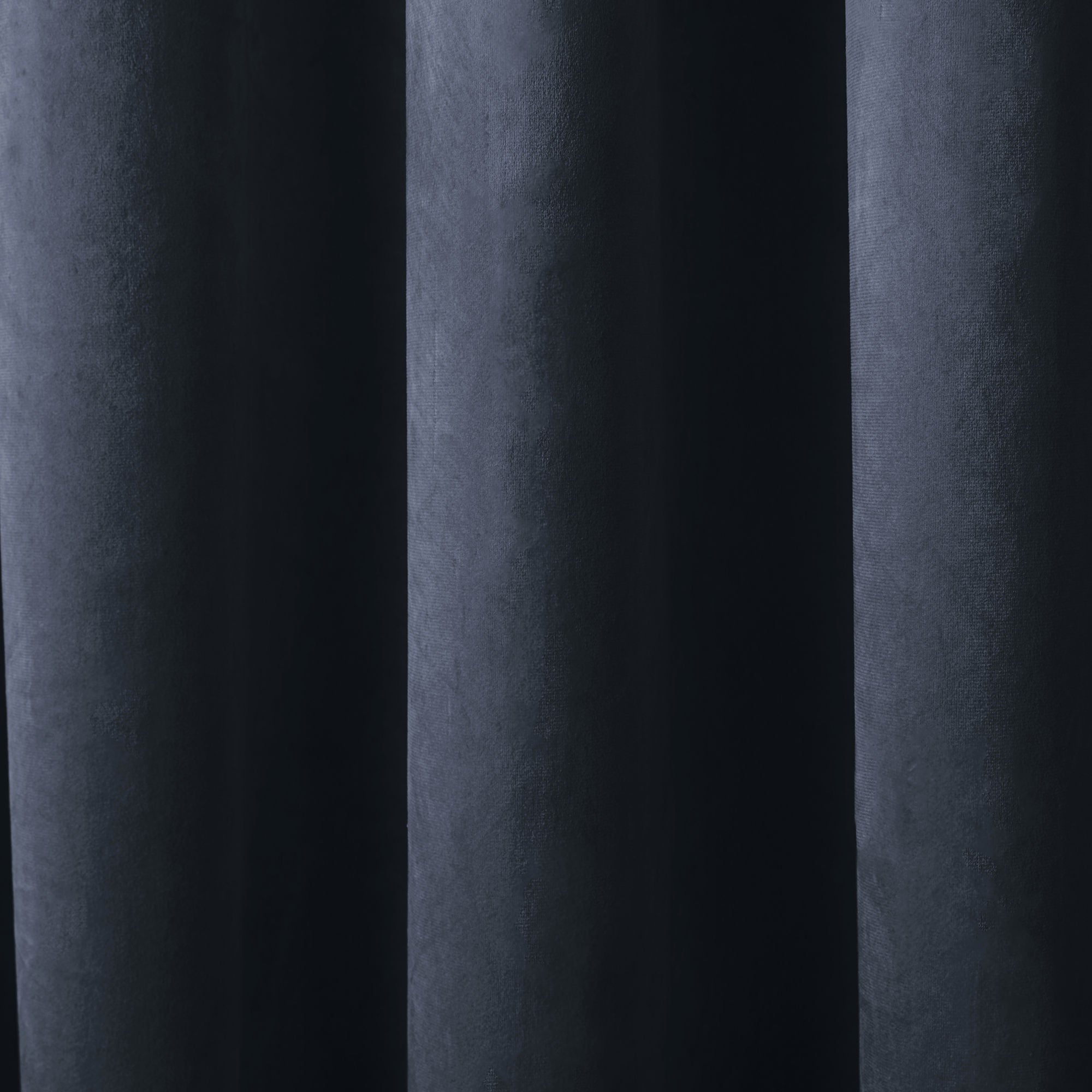 Rideaux à œillets Montrose bleu marine