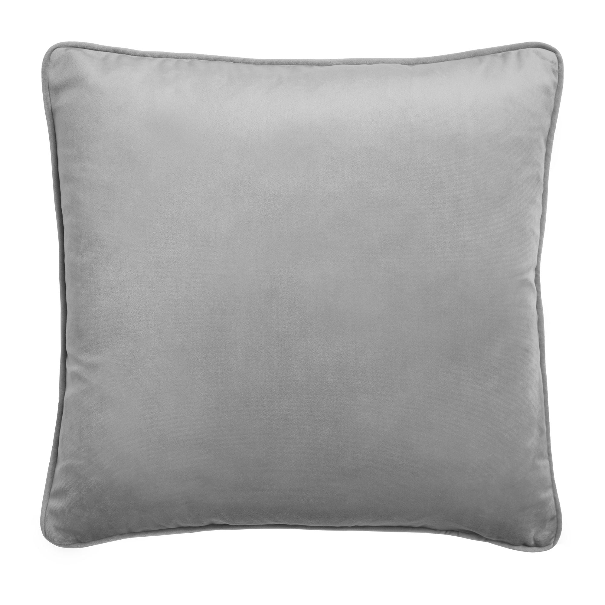 Coussin Montrose argenté 43 x 43 cm