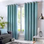 Rideaux à œillets Sorbonne couleur œuf de canard