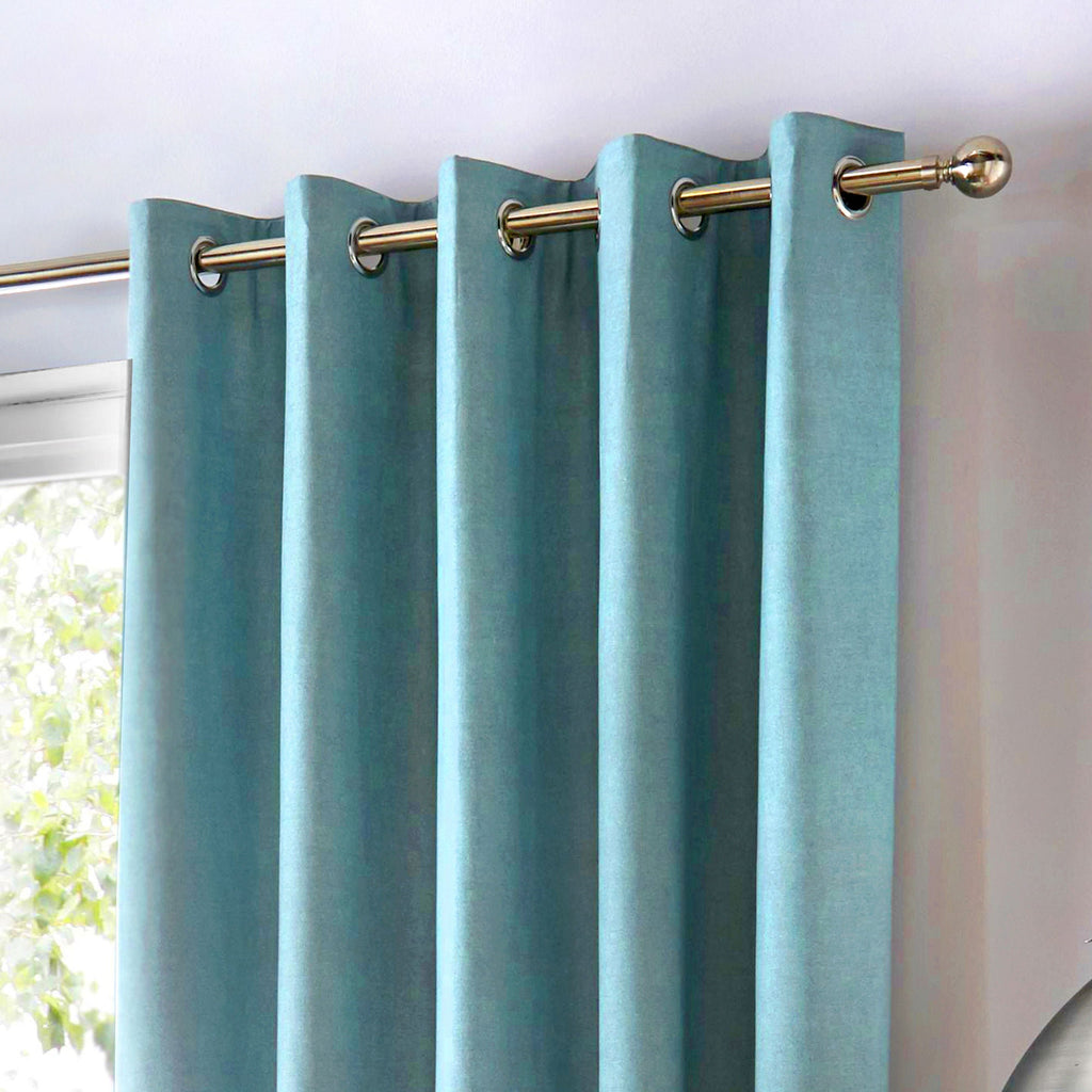 Rideaux à œillets Sorbonne couleur œuf de canard